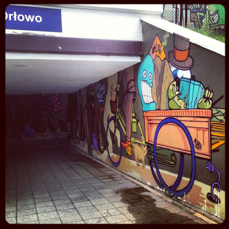 Gdynia Orlowo, Street art