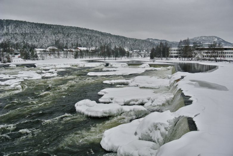 Kongsberg waterfall