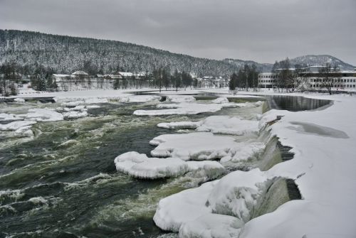 Kongsberg waterfall
